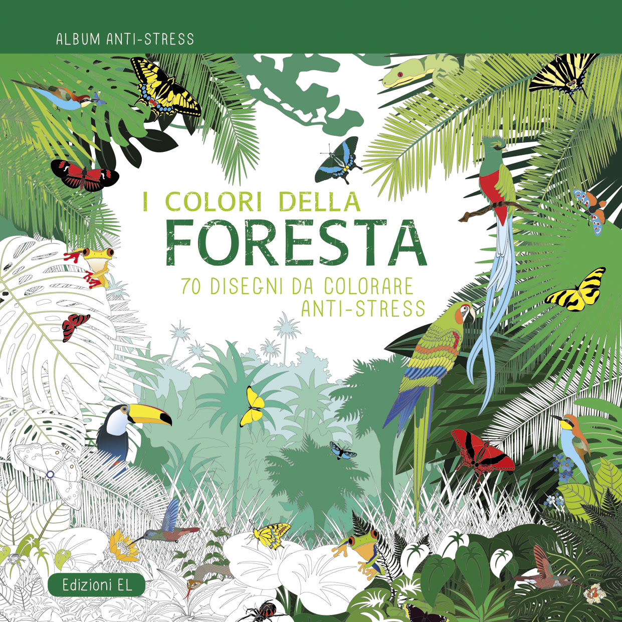 Album anti stress I colori della foresta Edizioni EL