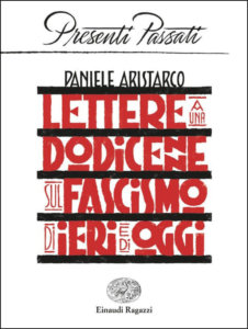 Lettere a una dodicenne sul fascismo di ieri e di oggi- cover nero