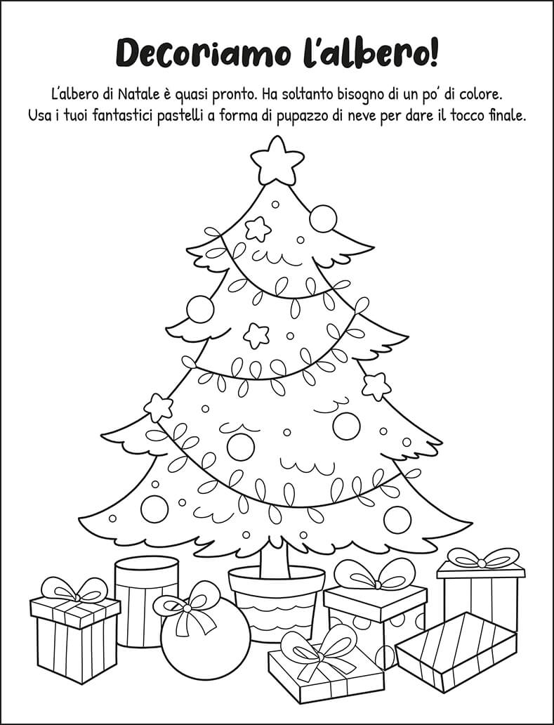 Viva il Natale! - libro da colorare per bambini da 2 anni: Libro da  colorare per bambini in età prescolare con oltre 20 fantastici disegni da  colorare